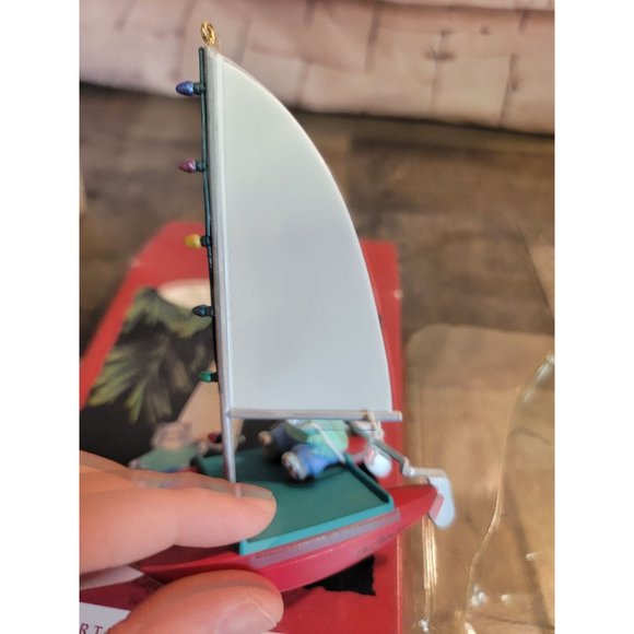 Hallmark kitty's Catamaran 1994 ornament Xmas boat decor - Picture 5 of 5